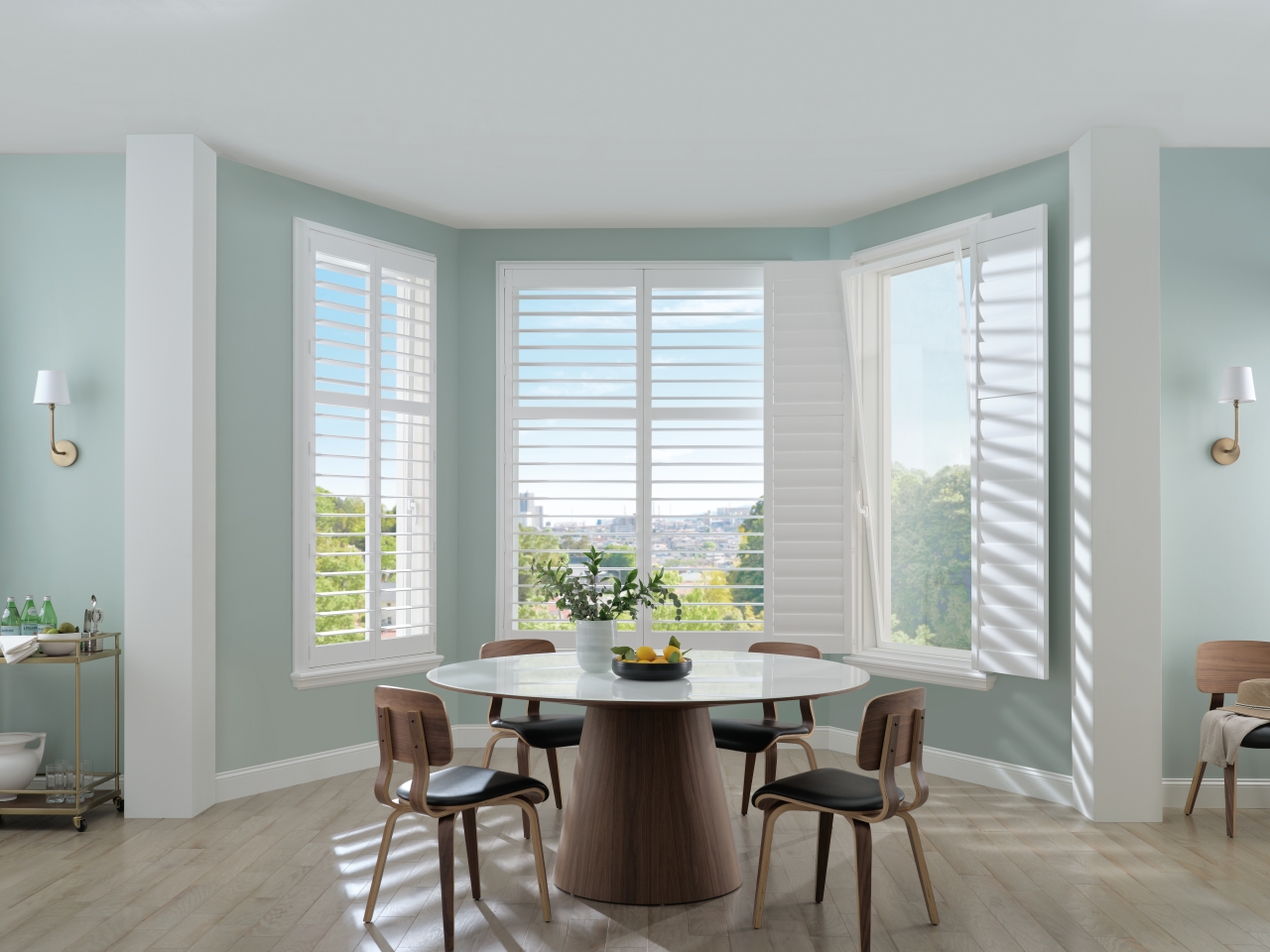 Palm Beach polysatin shutters