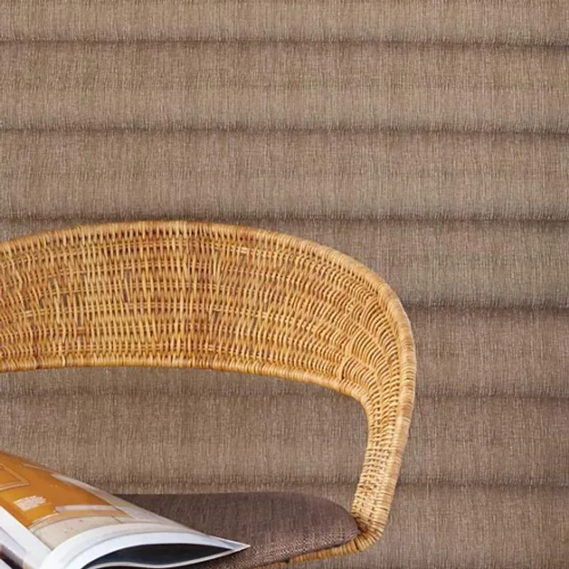 Alustra Woven Textures shades in Twain in Titanium