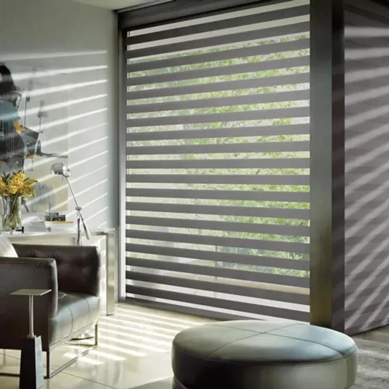 Designer Banded Shades in McCormick in Onyx