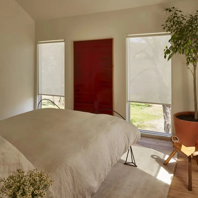 Designer Roller Shades in White Hall