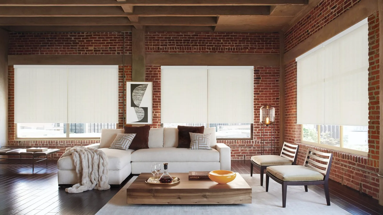 Hunter Douglas Designer Roller Shades in Yorkshire Marshmallow