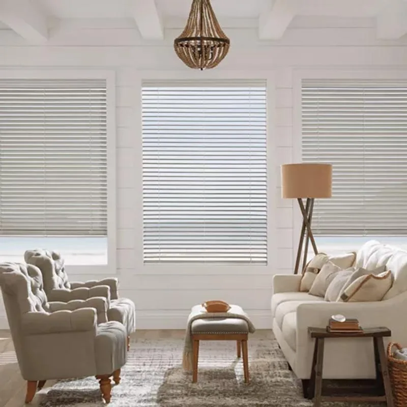 EverWood Alternative Wood Blinds, Alternative Wood in Deco Gray