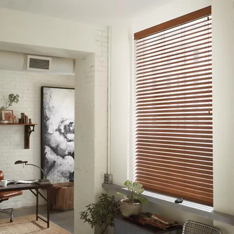 EverWood Alternative Wood Blinds, Alternative Wood in Praline