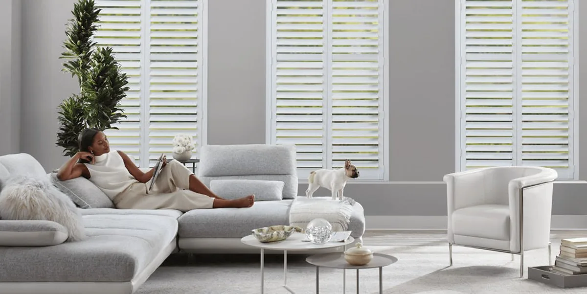 NewStyle Hybrid Shutters in Polar White