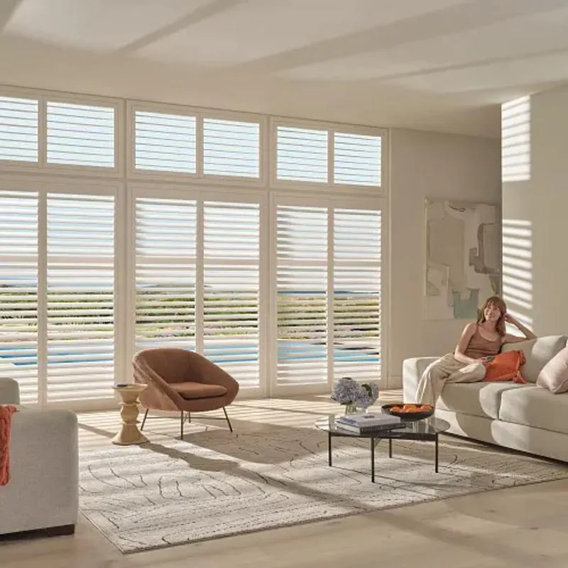 Palm Beach Polysatin Shutters, Polysatin in White