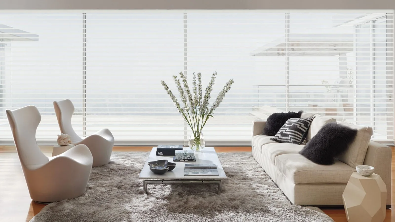 Hunter Douglas Silhouette Sheer Shades in Alustra Brio Marble