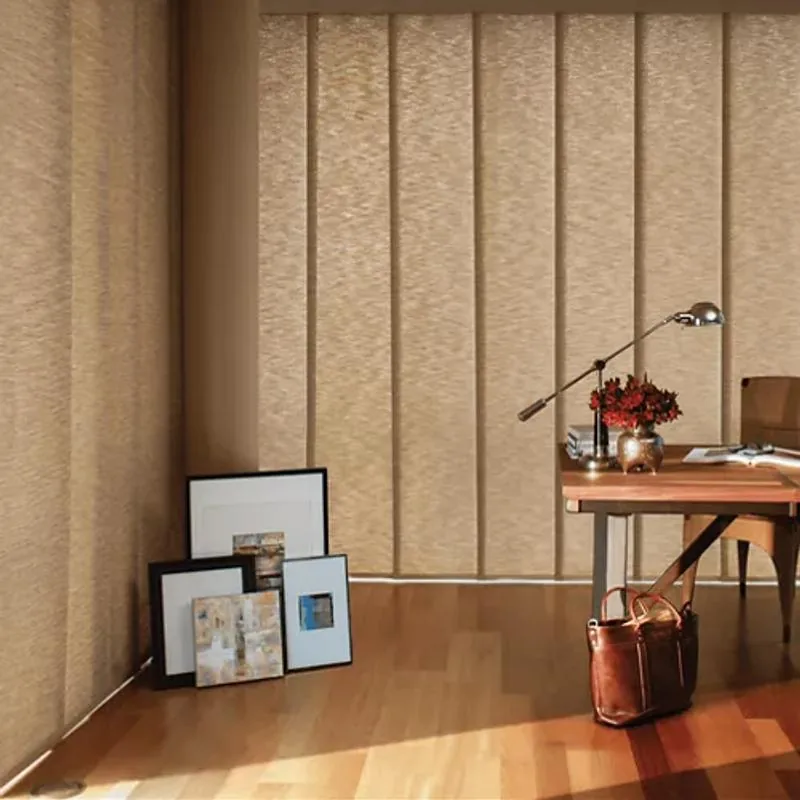 Skyline Gliding Window Panels in Umstead in Persimmon
