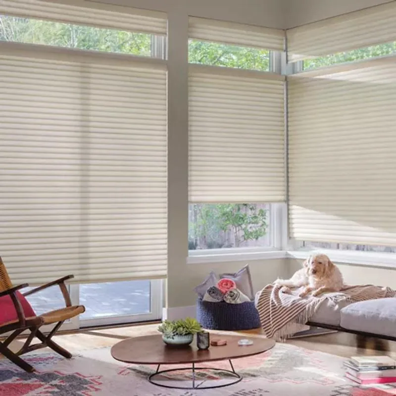 Sonnette shades in Textura French Beige