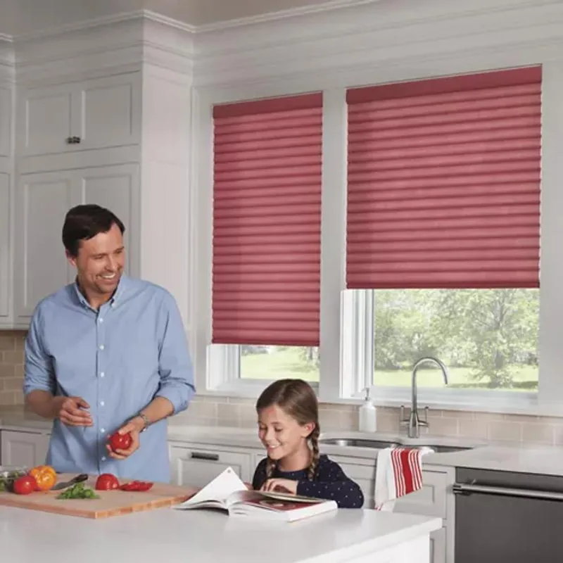 Sonnette shades in Elan Farmhouse Red